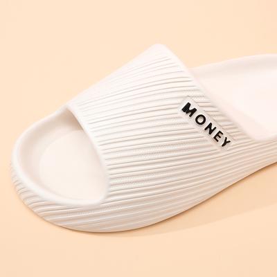 Мягкие домашние тапочки для пары, летние домашние нескользящие тапочки для ванной комнаты, сандалии для отеля, однотонные мужские и женские шлепанцы, обувь на плоской подошве