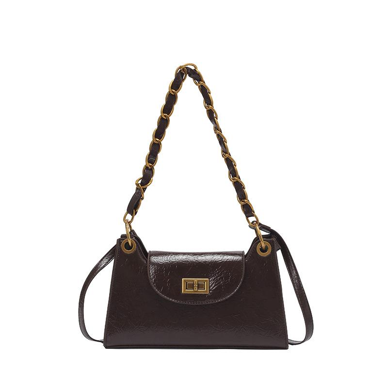 Весенняя текстурная плетеная цепочка повседневная женская сумка новая корейская версия модная сумка через плечо с темпераментом сумка-мессенджер для commuters