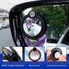 RSQ1 Car Stickers Rearview Mirror Auxiliary Blind Spot Assist Mirror with Suction Cup For VW Scirocc Beetle Tiguan Sharan Touran