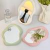 Ins Makeup Mirror Beauty Mirror with Bracket Foldable Single-Sided Mirror Student Dormitory Desktop Small Mirror Wholesale