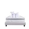 Mattress Set 160x200 Cm, ViscoPlus, 26 Cm, Memory Foam, Firm, Summer/winter Side + Gray Base 20 Cm Thick + 2 Pillows + Duvet