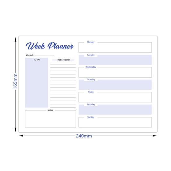 Планировщик питания Блокнот Планировщик сбалансированной диеты Список покупок План еженедельных приемов пищи Effortless Double