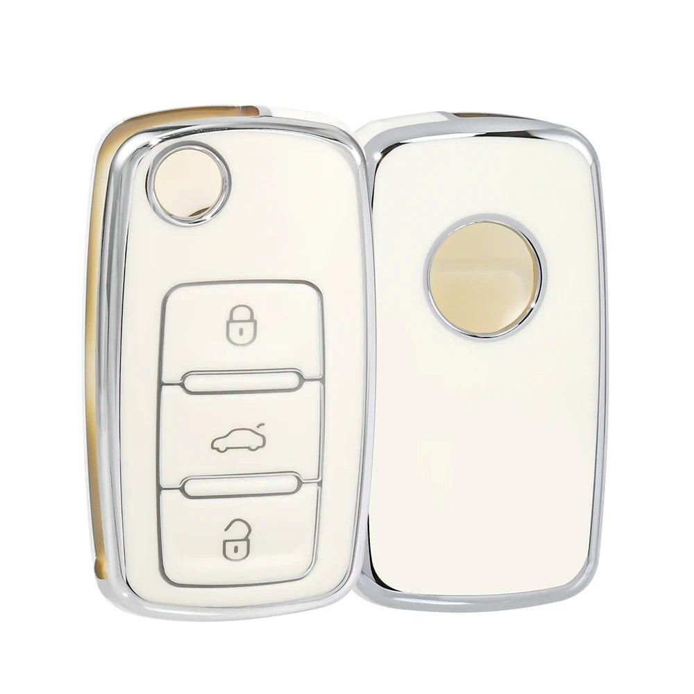 Чехол для ключей от автомобиля, брелок для ключей Volkswagen, рукава для ключей Langyi Sagitar Jetta Weiling Bora Tiguan VW, брелок для ключей от автомобиля