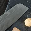 Японский нож Накири 6,5 дюймов лазерный дамасский узор из нержавеющей стали с острым лезвием нож для мяса и овощей инструмент кухонные аксессуары