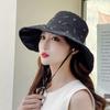 Sunscreen Bucket Hat Print Fishermen Cap Fashion Panama Hat  Outdoor