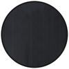 Round Rug Black 100 cm Bamboo