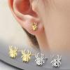 Halloween Realistic Spider Stud Earrings For Women, Personalized Fashion Trend Holiday Matching