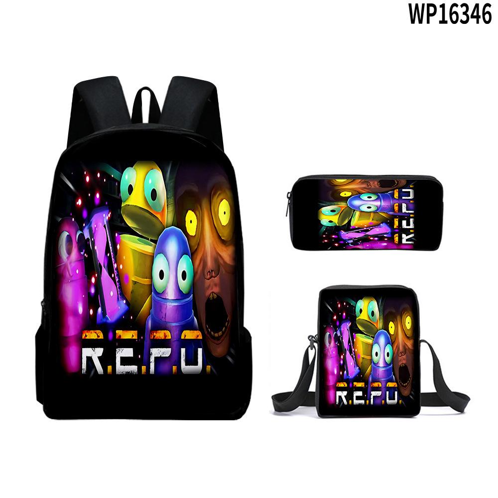 3D новая хоррор игра действие по сбору мусора R.E.P.O repo рюкзак студенческий рюкзак сумка через плечо пенал