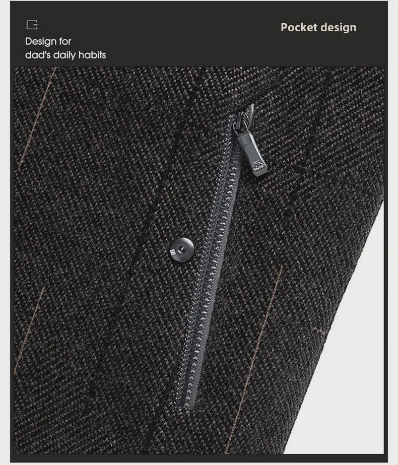 Men’s Chenille Winter Coat: Thickened Velvet Jacket for Middle-Aged & Elderly Dad