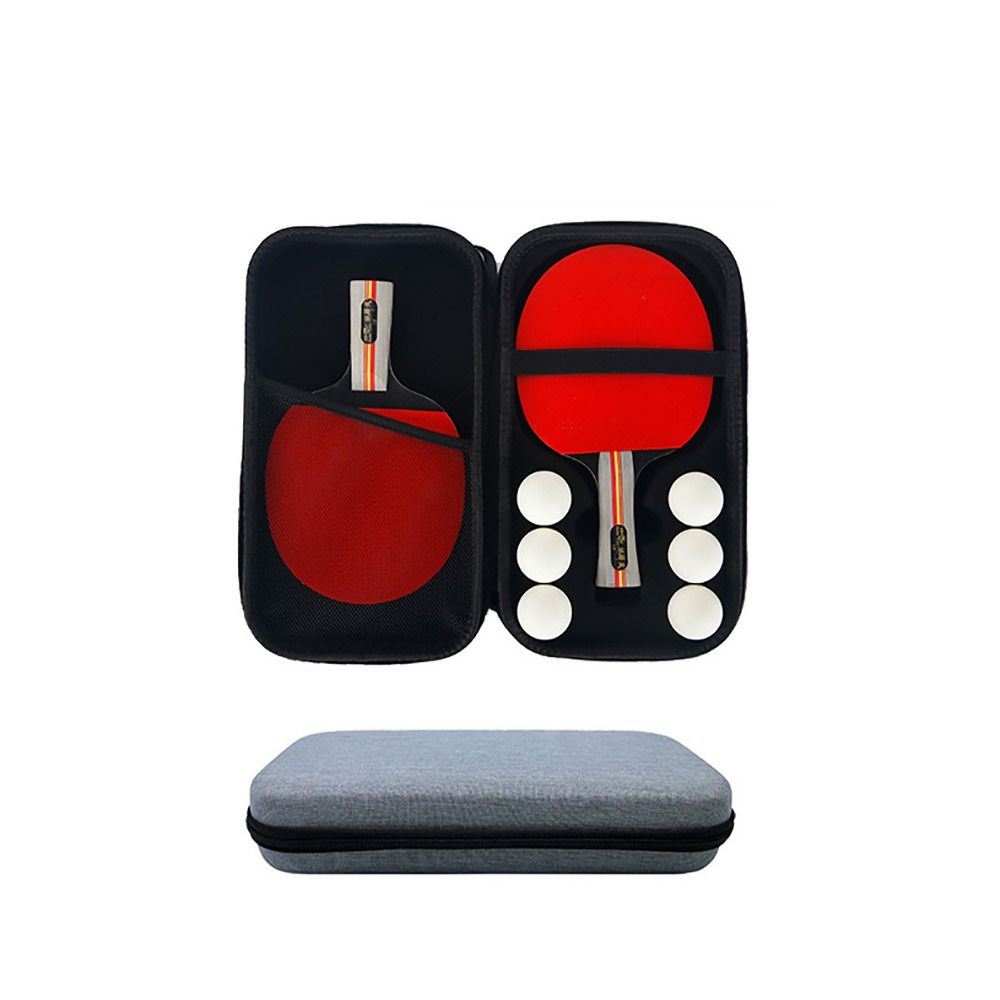 Hard Shell Table Tennis Racket Case Black Grey Sport Bag Ping Pong Paddle Case Ping Pong Paddle