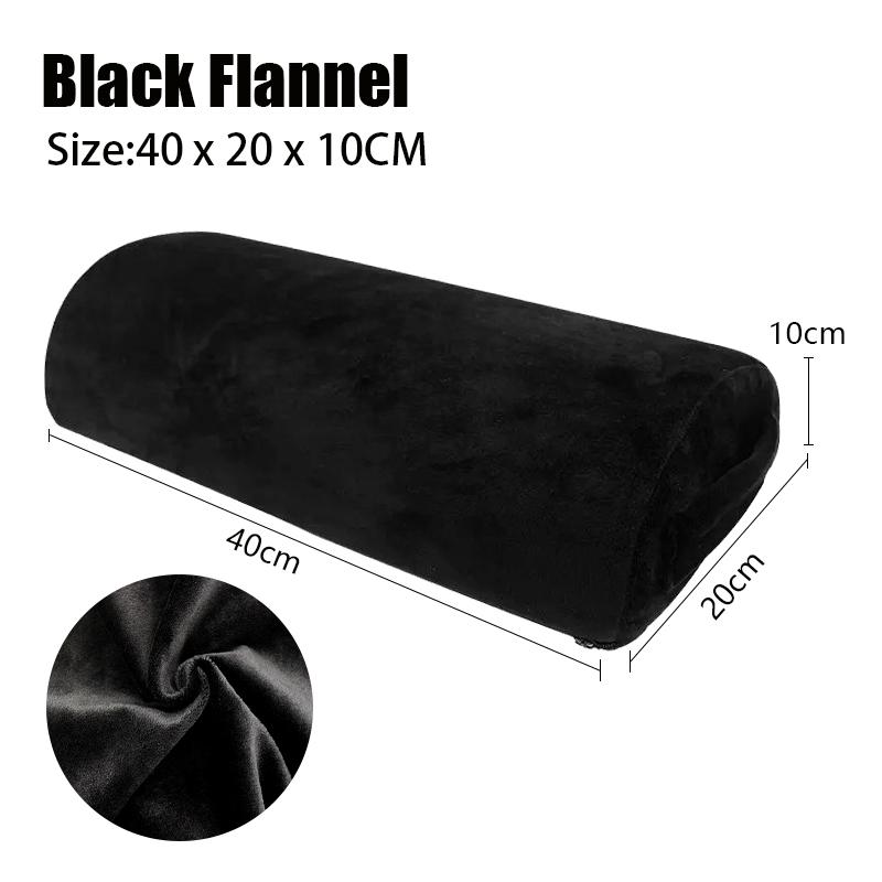 Semicircle Foot Rest Pad Slow Rebound Leg Pad Office Ottoman Pregnant Woman Side Sleeping Knee Pillow Footrest Massage Support