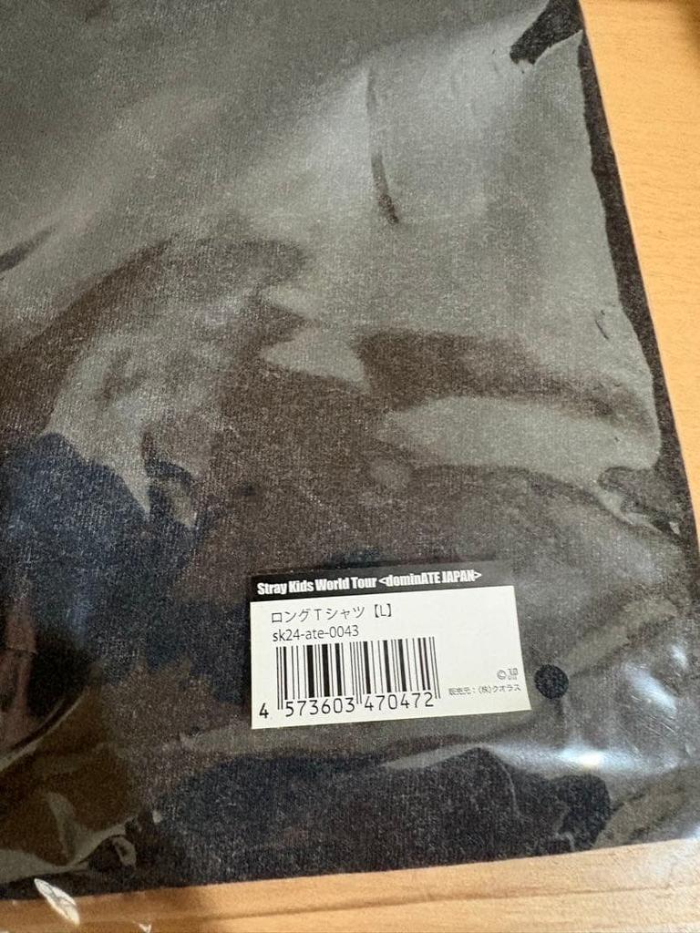 [Б/У] Stray Kids dominATE JAPAN Длинная футболка, Размер L