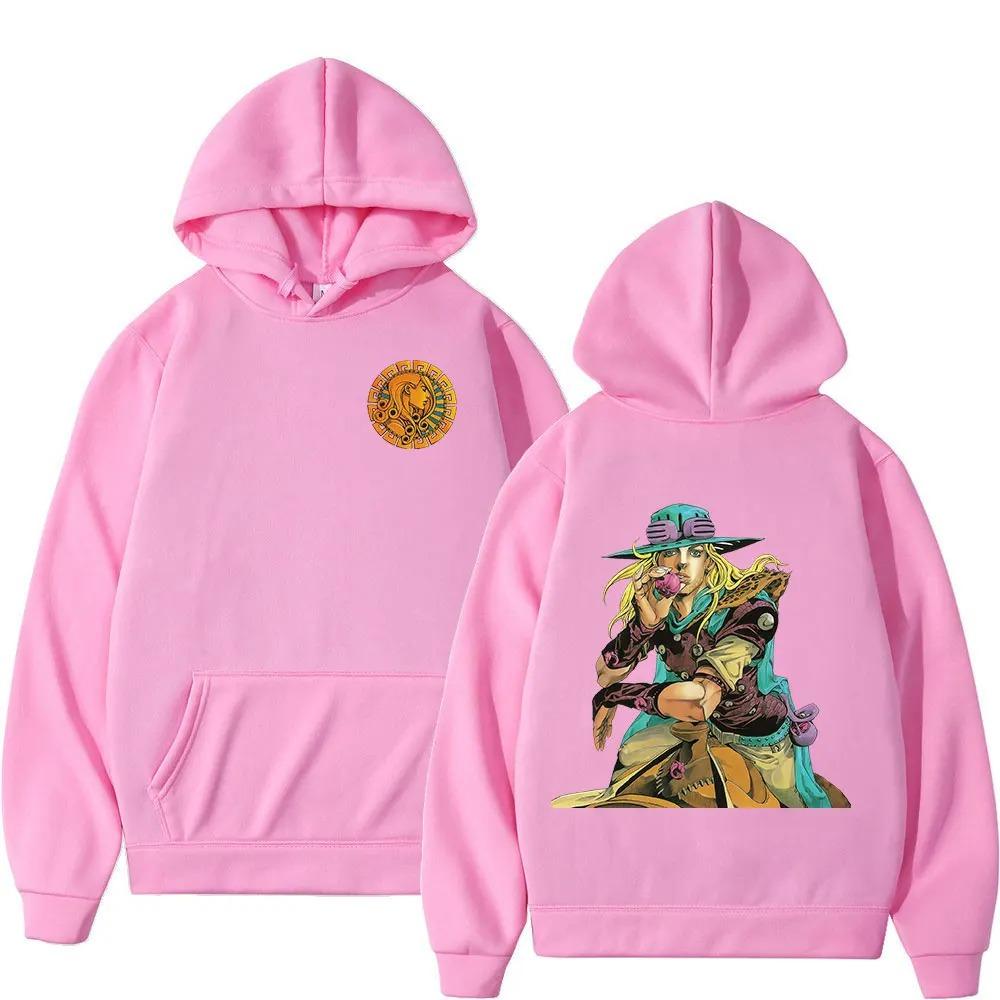 Летнее аниме 2026 года JoJo Bizarre Adventure STEEL BALL RUN Диего Брандо Худи Унисекс Одежда Модные Толстовки с Капюшоном Длинный Рукав