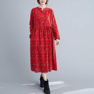 Цветочная Юбка Большого Размера Даже Через Трудолюбивую Литературную Свободную Миди-длины