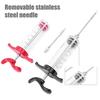 Инжектор для индейки с 3 навинчивающимися иглами для маринада Портативный гриль для барбекю Мясо Индейка Инструменты для впрыскивания аромата маринада Набор Кухонные гаджеты