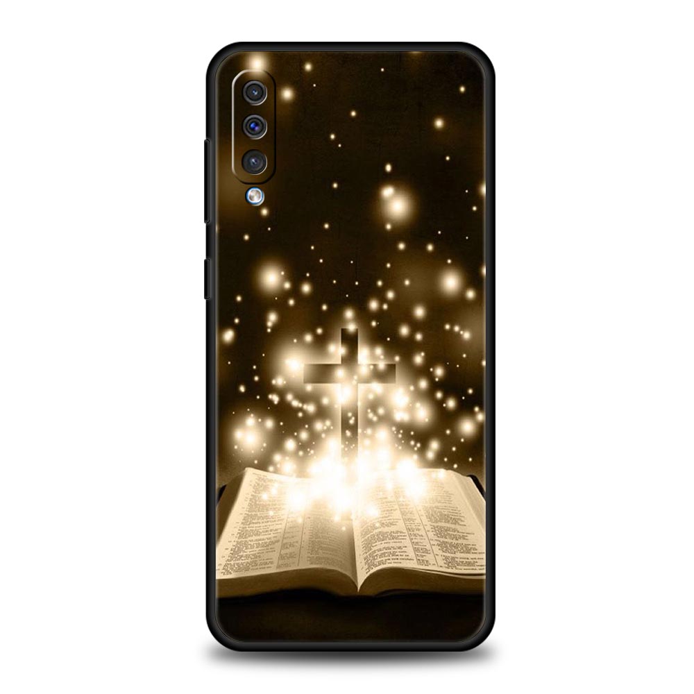 Faith Christian Religious Jesus Clear Phone Case For Samsung A56 A36 A26 A34 A17 A16 A06 A14 A12 A54 A72 A52 A50 A40 A32 Cover