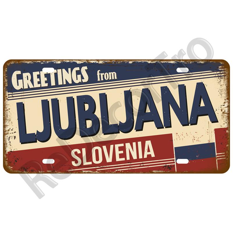 Retro Landmark Country Metal Sign Tinplates Plate Plaque Metal Vintage Tin Sign Home Decor For Man Cave Bar Pub Club Decoration