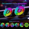 Smart LED Car Air Freshener - App-Controlled Aromatherapy Diffuser with 256 Color Music Visualizer