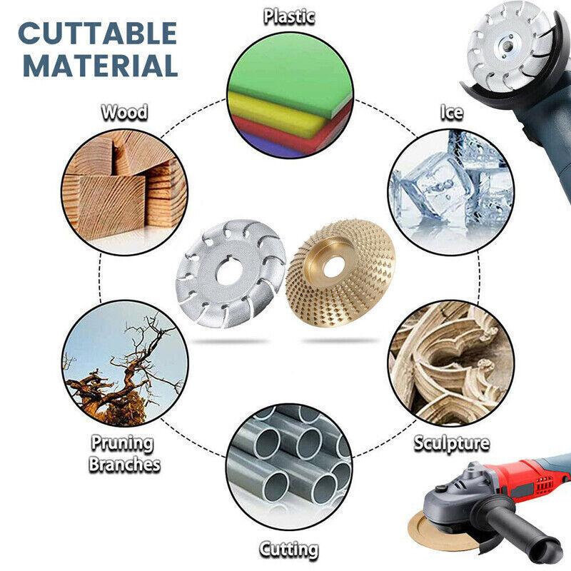 2 шт. рашпильный диск для резьбы по дереву, угловая шлифовальная машина, шлифовальный диск для деревообработки