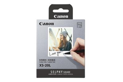Canon Цветной набор, совместимый с чернилами/этикетками принтера Canon SELPHY Square XS-20L (20 листов)