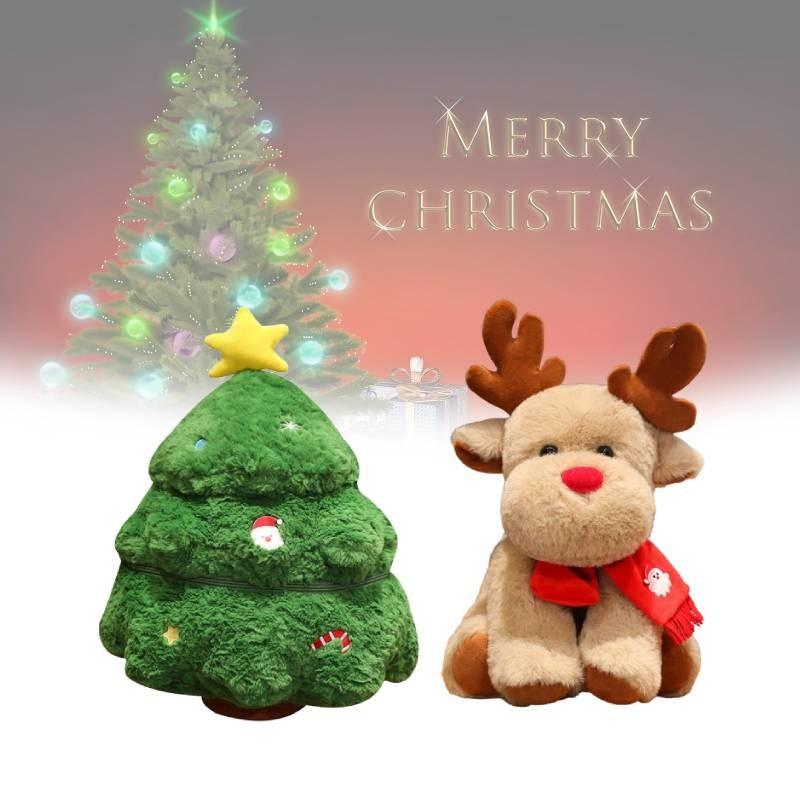 Радостная Рождественская Серия Плюшевая Подушка с Очаровательным Дизайном Санты для Праздничного Декора