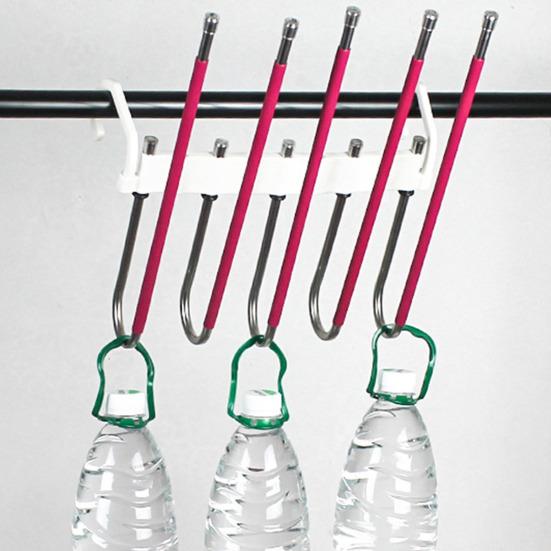 Multi-layer Trouser Rack Storage Holder Anti-Slip Foldable Design Versatile Stainless Steel Anti-Slip Clothes Hanger Scarf Holder