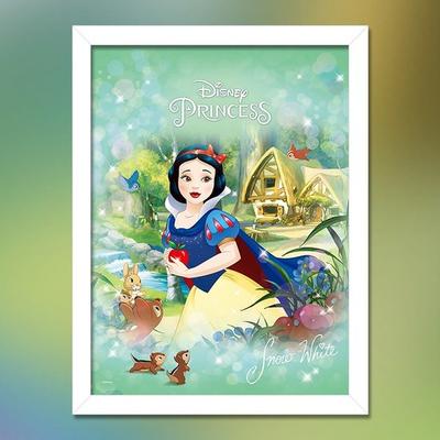 (PS) Disney Белоснежка Лесной Сад Пазл Персонаж Рамка Набор, Корейские популярные головоломки