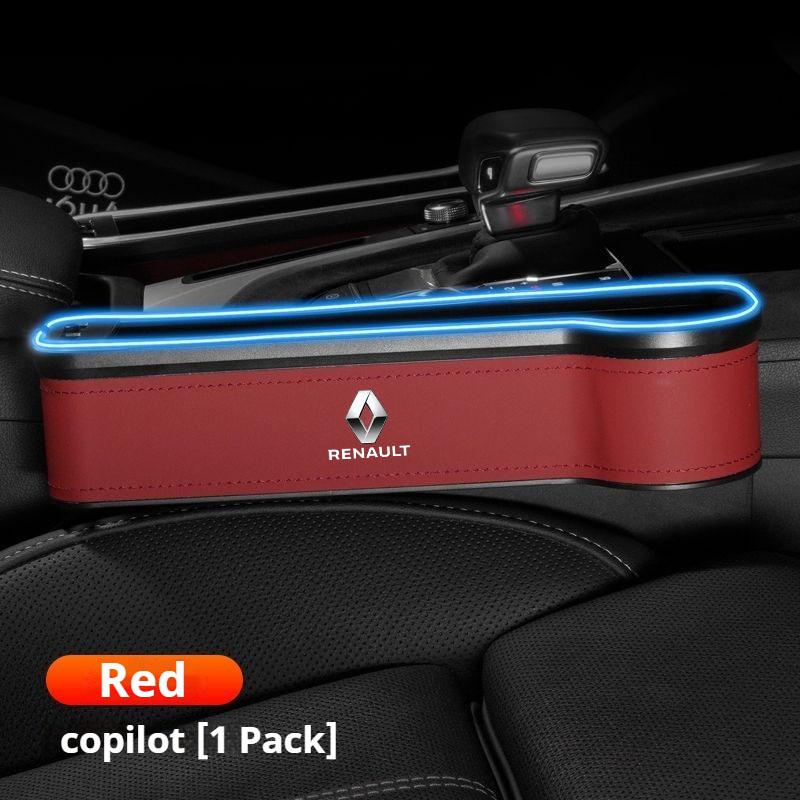 For Renault 2026 New Hub Caps Seat Side Storage Pocket for Car Seat Gap Filler Box For Renault Megane 2 3 Clio Scenic Duster Kap