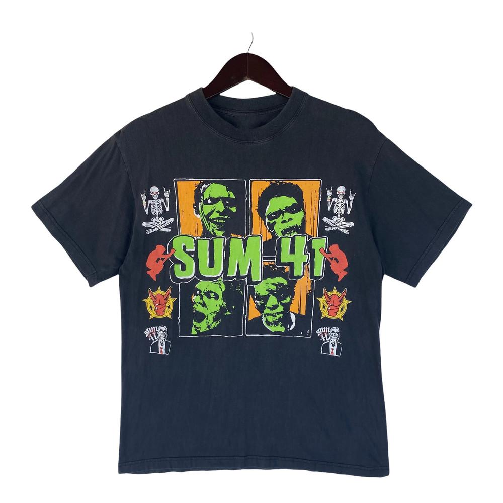 SUM 41 Black Heavy Cotton Size S To 4XL TShirt Unisex Fashion TT359 Unisex T-Shirt