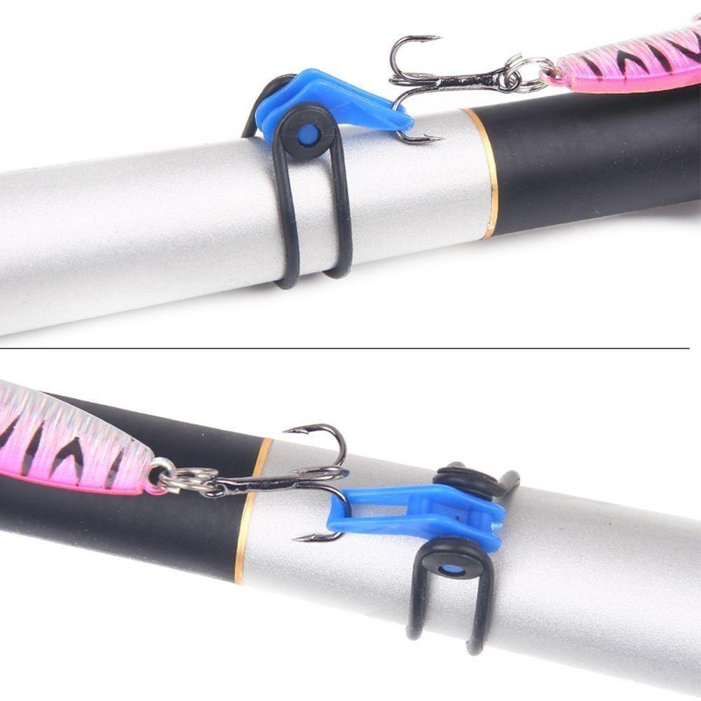 10 шт. Держатель рыболовного крючка без загиба, Высокая сила натяжения, Фиксатор удилища, Удилище