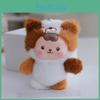 Resin Adorable Plush Animal Keychain Plush Material For Bag Charm Accessories
