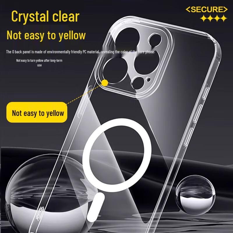 PISEN Clear Magsafe Shockproof iPhone Case