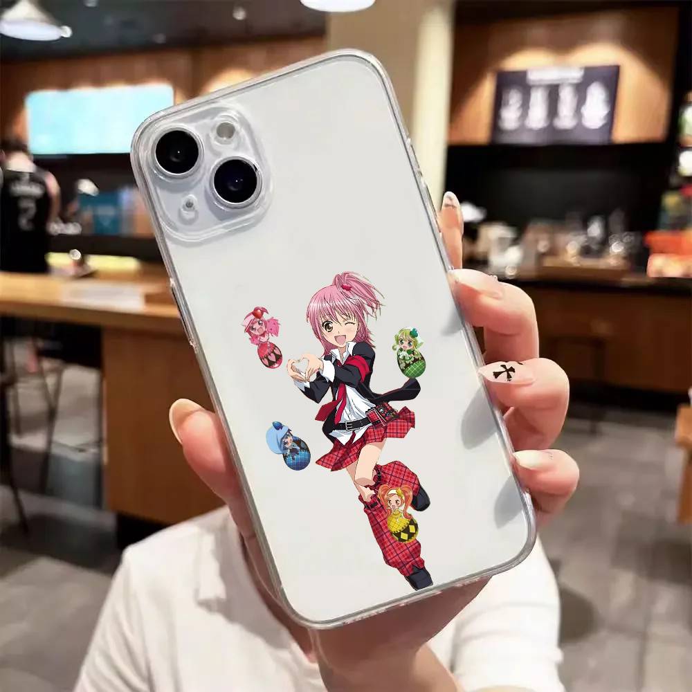 Аниме s-Shugo c-Chara Роскосный прозрачный чехол для телефона для iPhone 17 16 15 Pro Max 14 13 12 11