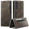 Premium Vintage Leather Wallet Case for Samsung Galaxy S25 - Flip Cover with Card Slots, Shockproof Retro Style (4 Colors)