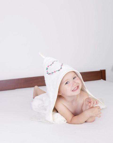 Robin baby bathrobe, size 80x80
