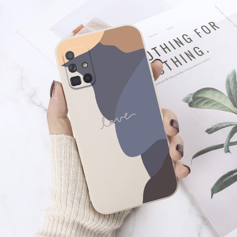 Силиконовый чехол для телефона Samsung S22 Ultra S20 FE S21 Красочный чехол для Samsung Galaxy A 12 A32 A51 A52 A52S 5G A71 A53 A33 A21S A31 A72 A50S Shell