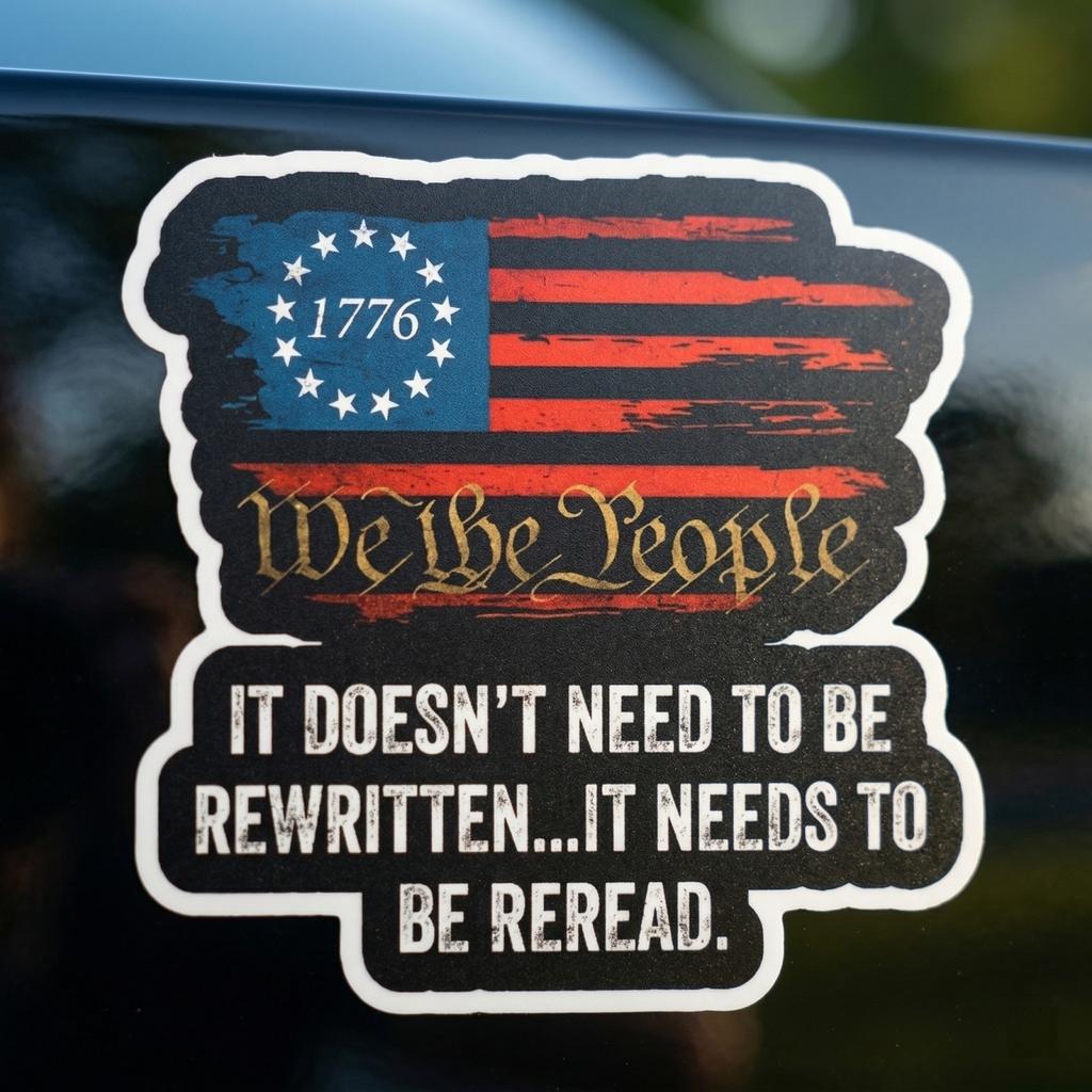 Flag Stickers - 4 Inches - Patriotic Car Stickers For Car, Laptops, Tablets, Bottles, And Any Smooth Surface.