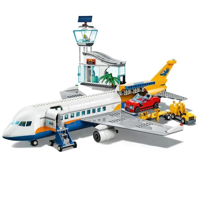 City Airport Aircraft Plane Model Building Bricks Educational Plane Building Blocks 60262 Educational Toys for Children Gift