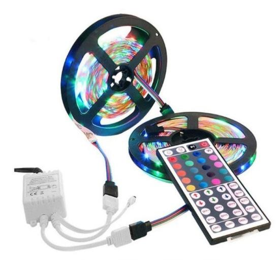Меняющая цвет 300 светодиодных лент, 44-клавишный контроллер освещения, удаленный бар, декор для вечеринки