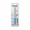Flair Zoox H7 Liquid Ink Retractable Roller Pen Pack Of 2 Blue Ink 0.5 mm Soft Grip For Office School Writing Use