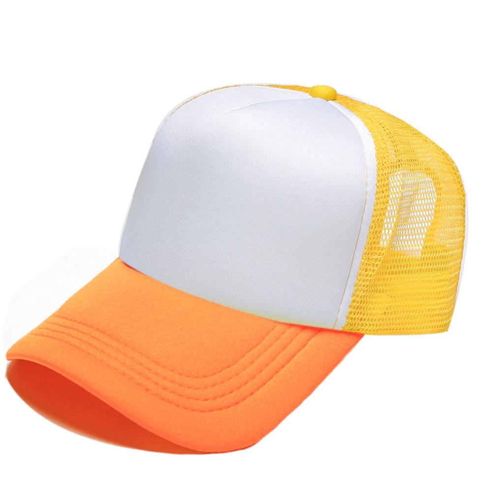 Spong Mesh Sun Visor Hat Breathable Peaked Cap Fashion Baseball Cap Outdoor Sports
