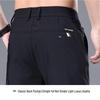 ROMON Men's Summer Business Casual Straight Fit Stretch Pants