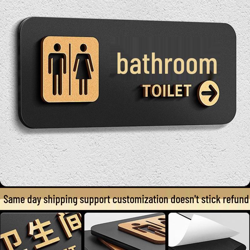 Навигационные знаки для мужских и женских туалетов для общественных туалетов – Стрелки влево и вправо для отелей и офисов
