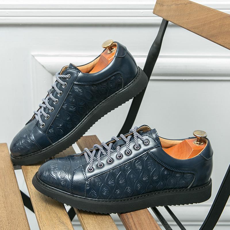 Мода Новые Мужские С Принтом Патентная Кожа Повседневная Обувь Мужские Лоферы для Ходьбы Кроссовки Tenis Masculino Zapatos Hombre