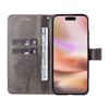For iPhone 16 Plus Phone Case with Stand Cat Tree Pattern Leather Wallet Mobile Cover