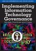 The Implementing Information Technology Governance : Models, Practices and Cases Book