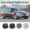 BVH1 Hot 2026 For Benz 4pcs 60MM Car Styling Wheel Center Hub Caps Cover Replacement Accessories For Mercedes Benz B/C/E/S Class A Cl