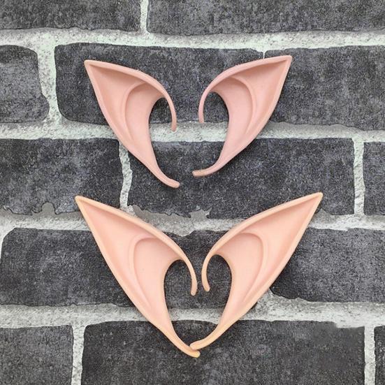 Halloween Glow In The Dark Fairy Cosplay Anime Fake Elf Ears Props Costumes