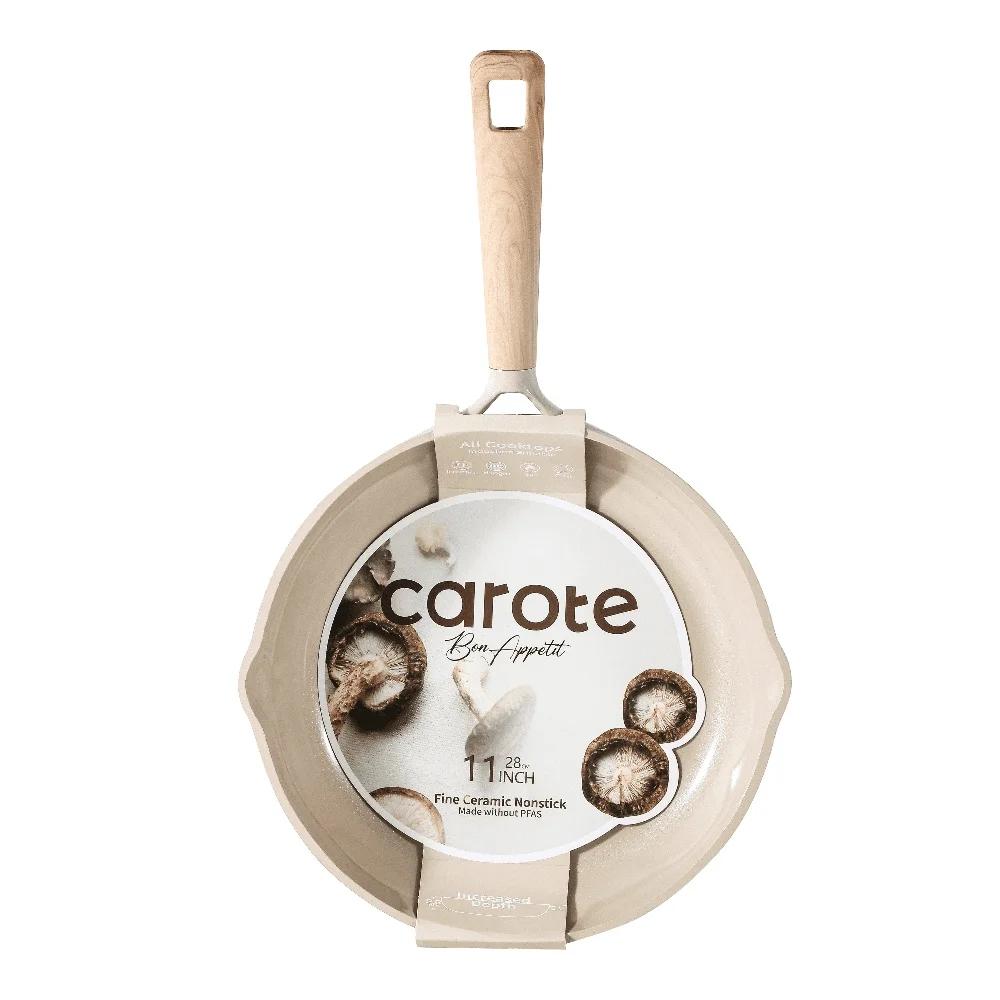 Премиальная керамическая сковорода с антипригарным покрытием Индукционная сковорода для жарки Не содержит токсинов Легко чистится Сверхпрочная посуда Сковорода шеф-повара Подходит для всех плит