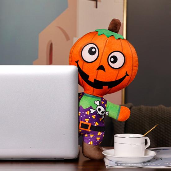 Забавный Хэллоуин Череп Монстры Игрушка Мультфильм Тыква Человек Фаршированный Зомби Ужас Плюшевые Куклы Хэллоуин Украшения Реквизит
